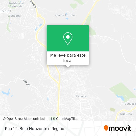 Rua 12 mapa