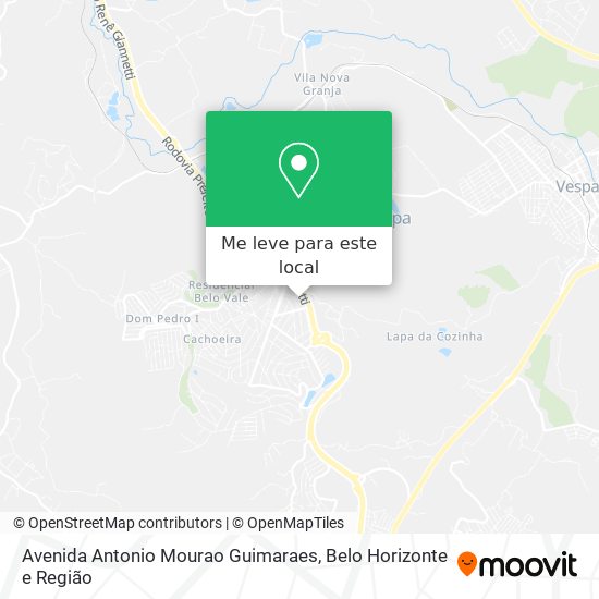 Avenida Antonio Mourao Guimaraes mapa