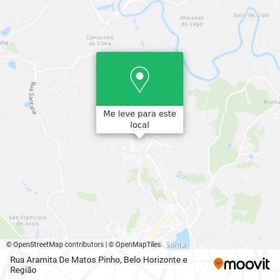 Rua Aramita De Matos Pinho mapa