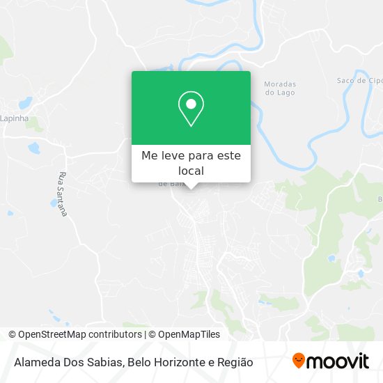 Alameda Dos Sabias mapa