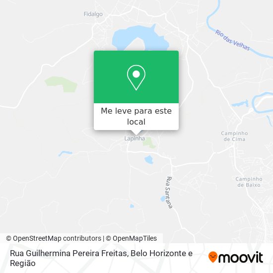 Rua Guilhermina Pereira Freitas mapa