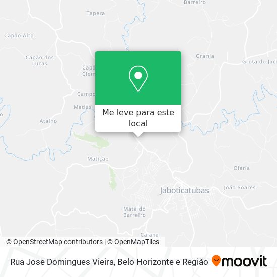 Rua Jose Domingues Vieira mapa