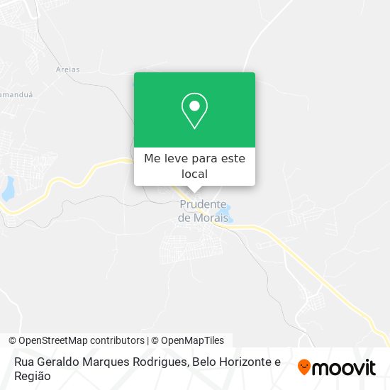 Rua Geraldo Marques Rodrigues mapa