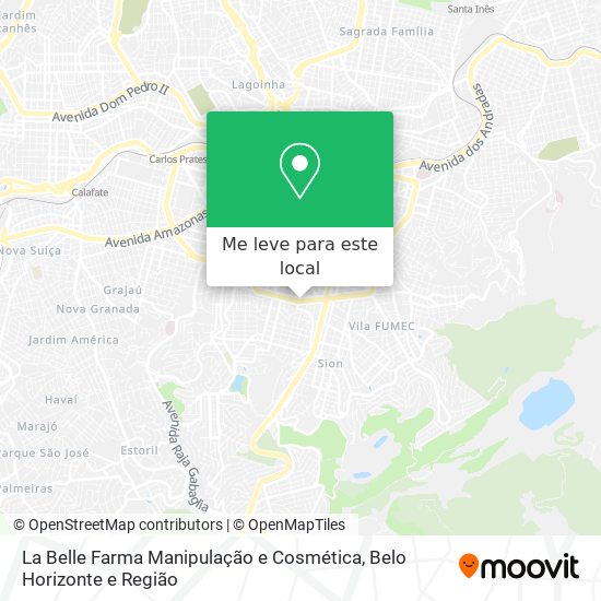 La Belle Farma Manipulação e Cosmética mapa