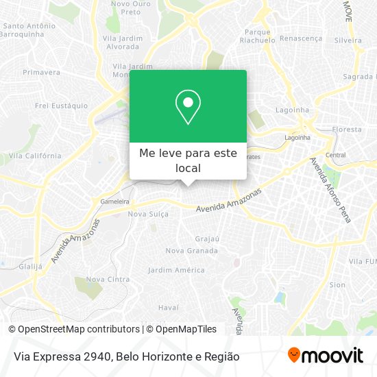Via Expressa 2940 mapa
