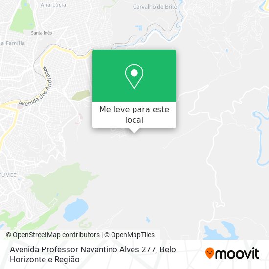 Avenida Professor Navantino Alves 277 mapa