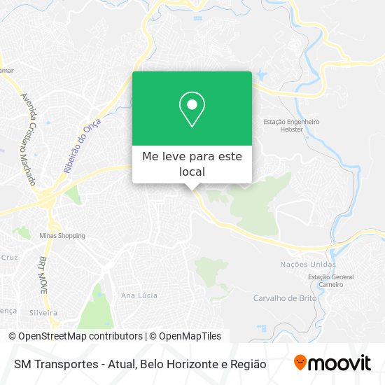 SM Transportes - Atual mapa
