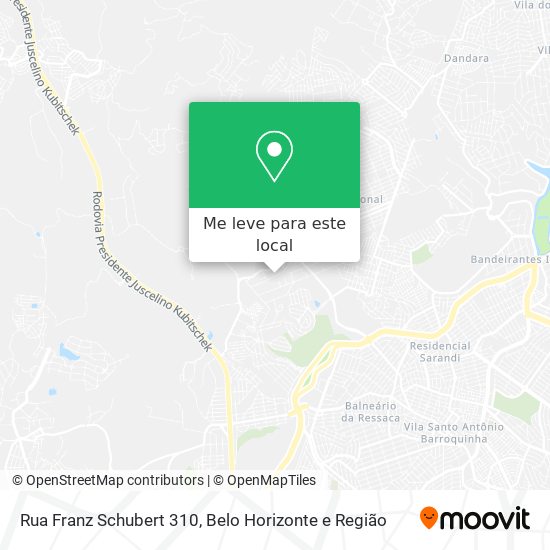 Rua Franz Schubert 310 mapa