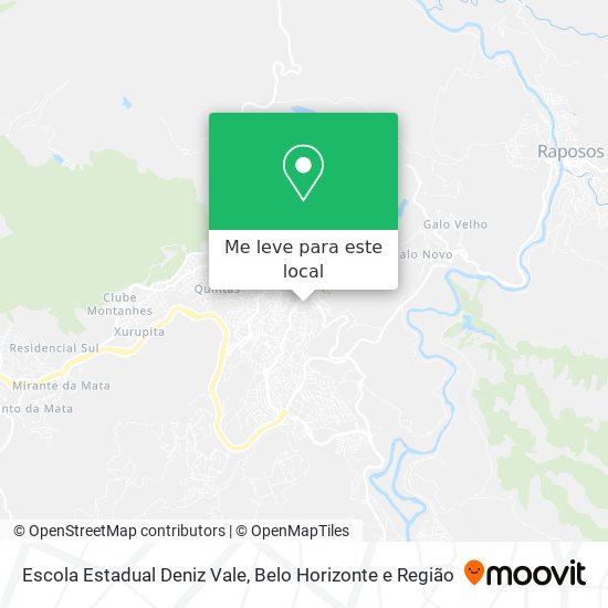 Escola Estadual Deniz Vale mapa