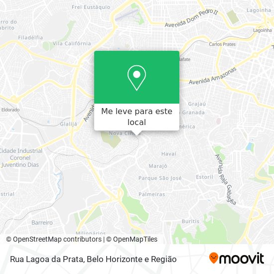 Rua Lagoa da Prata mapa