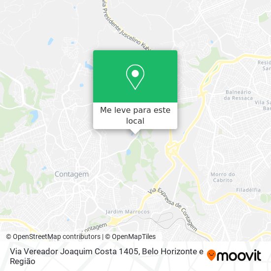 Via Vereador Joaquim Costa 1405 mapa