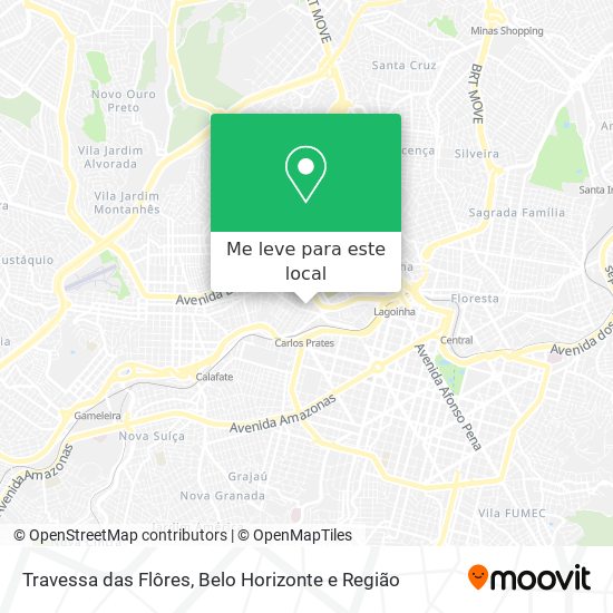Travessa das Flôres mapa