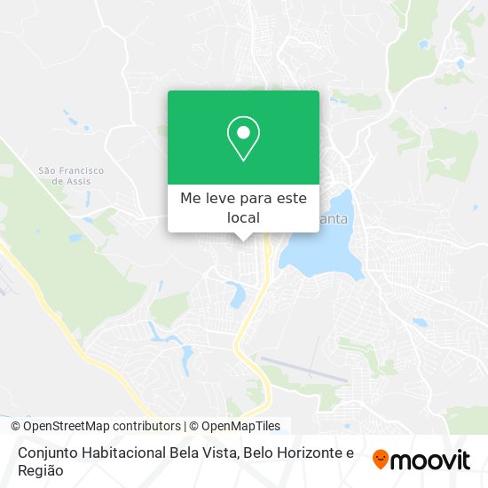 Conjunto Habitacional Bela Vista mapa
