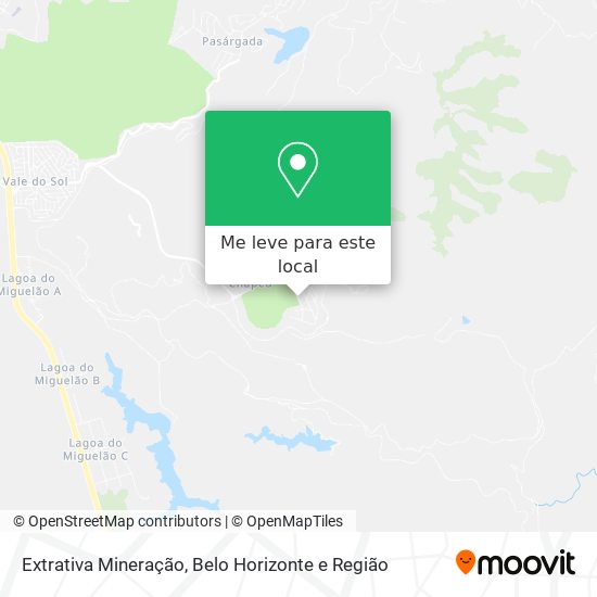 Extrativa Mineração mapa