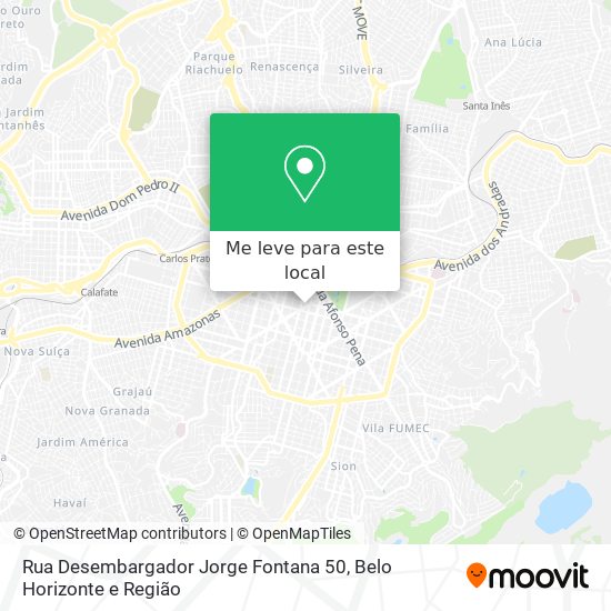 Rua Desembargador Jorge Fontana 50 mapa