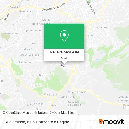 Rua Eclipse mapa