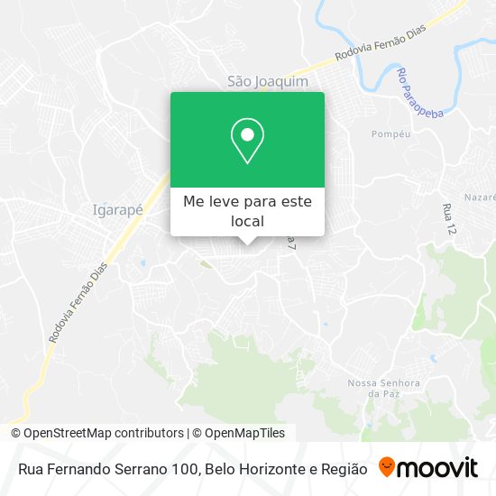Rua Fernando Serrano 100 mapa