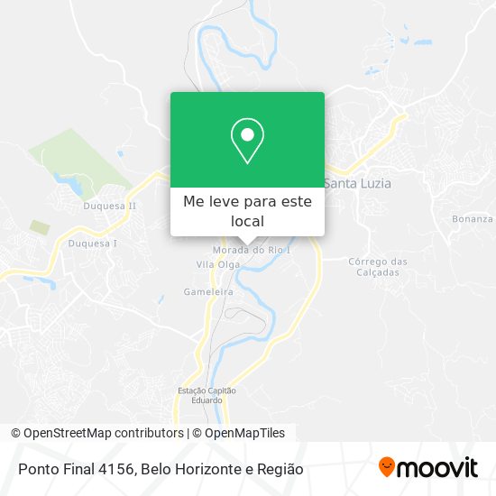 Ponto Final 4156 mapa