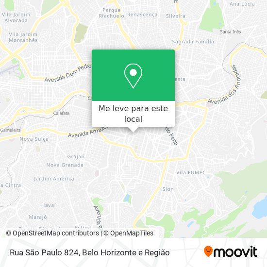 Rua São Paulo 824 mapa