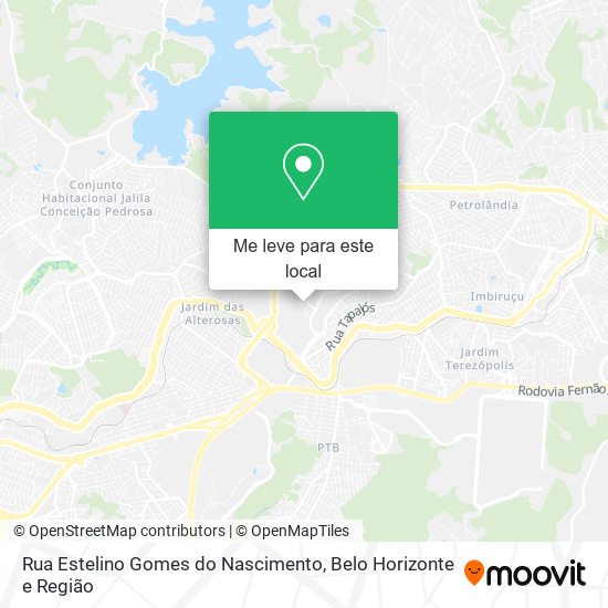 Rua Estelino Gomes do Nascimento mapa