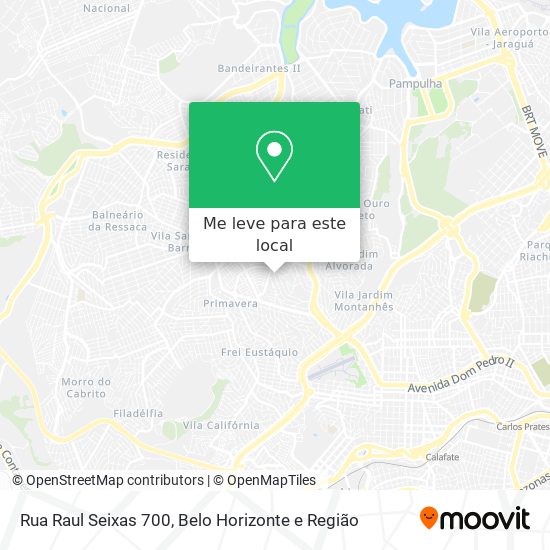 Rua Raul Seixas 700 mapa
