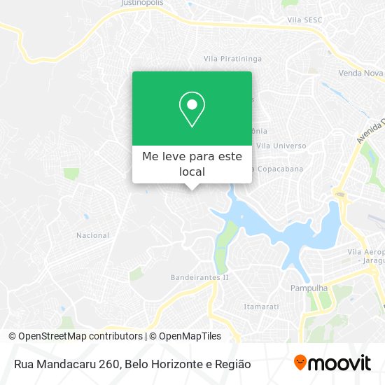 Rua Mandacaru 260 mapa