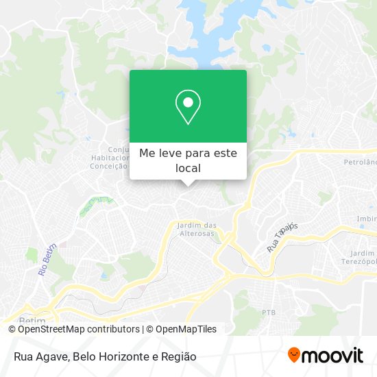 Rua Agave mapa