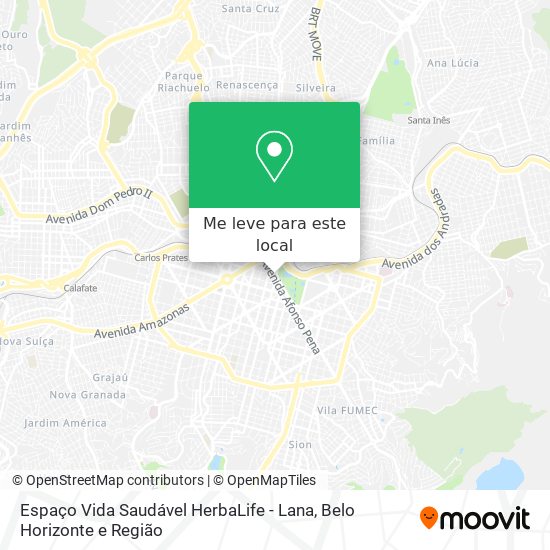 Espaço Vida Saudável HerbaLife - Lana mapa