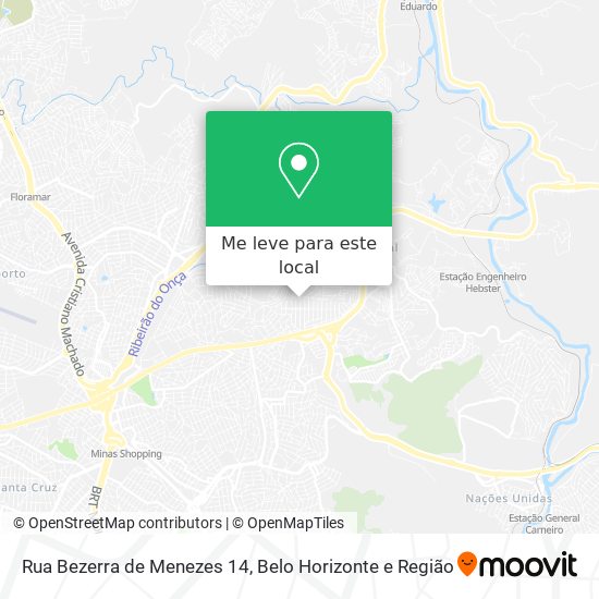 Rua Bezerra de Menezes 14 mapa