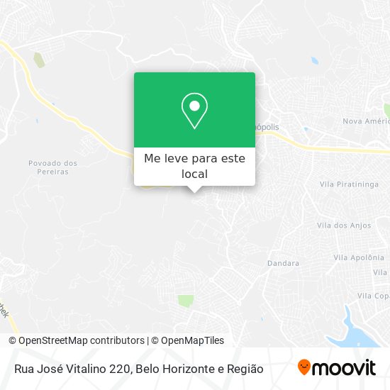Rua José Vitalino 220 mapa
