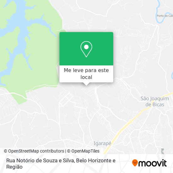 Rua Notório de Souza e Silva mapa