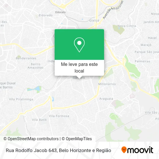 Rua Rodolfo Jacob 643 mapa