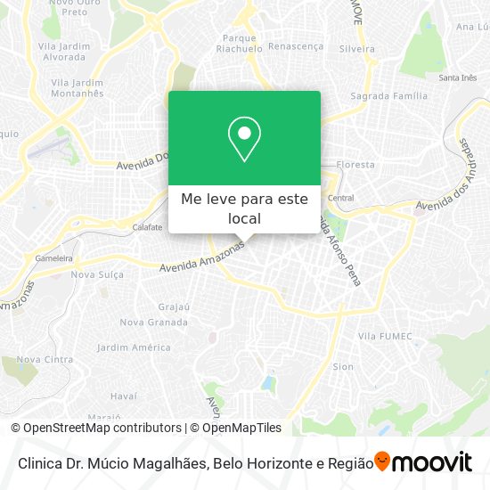 Clinica Dr. Múcio Magalhães mapa