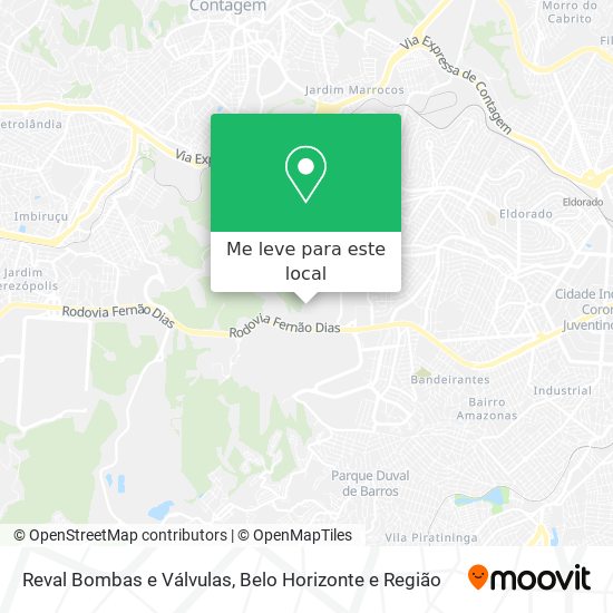 Reval Bombas e Válvulas mapa