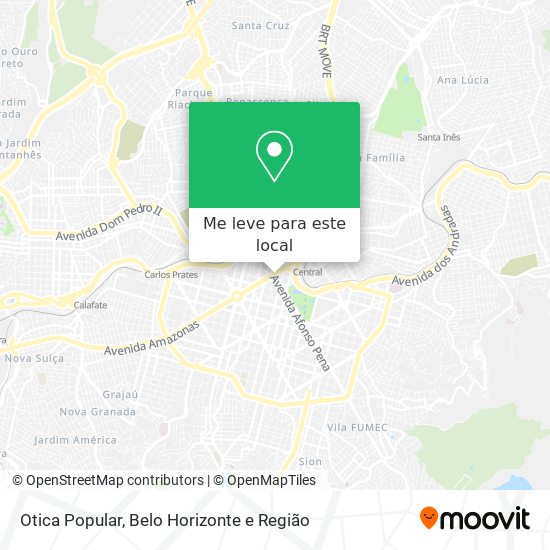 Otica Popular mapa