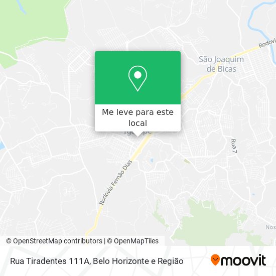 Rua Tiradentes 111A mapa