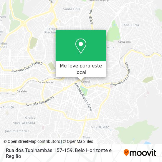 Rua dos Tupinambás 157-159 mapa