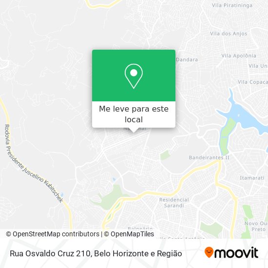Rua Osvaldo Cruz 210 mapa