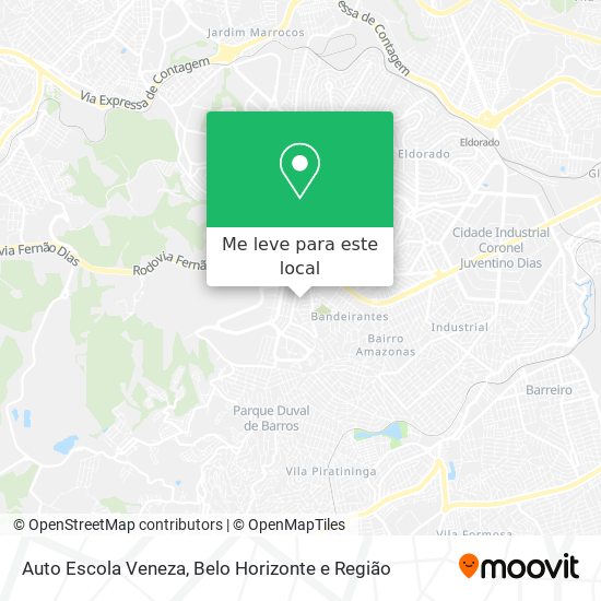Auto Escola Veneza mapa