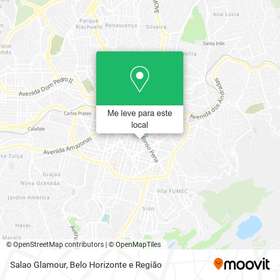 Salao Glamour mapa