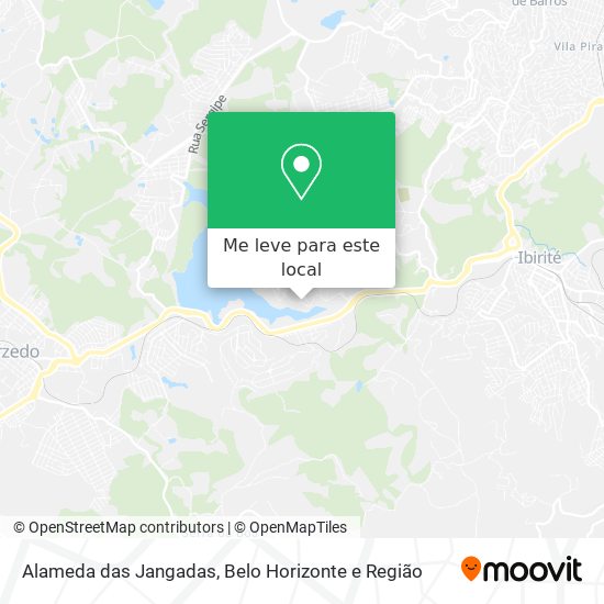 Alameda das Jangadas mapa