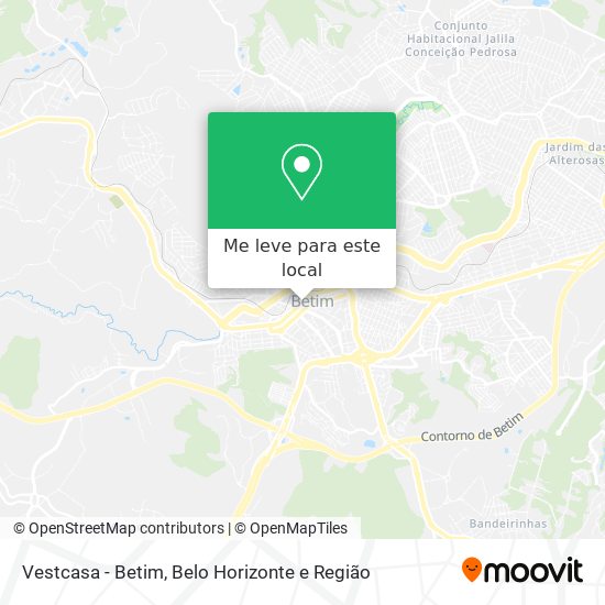 Vestcasa - Betim mapa