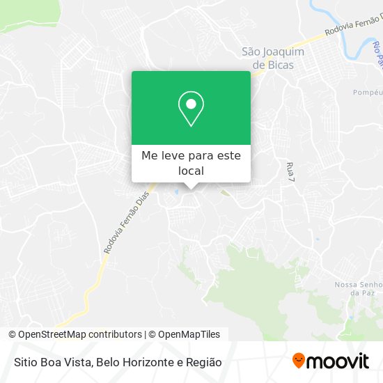 Sitio Boa Vista mapa