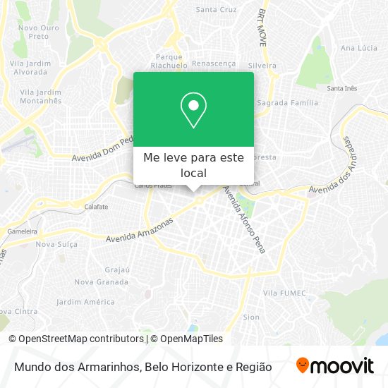 Mundo dos Armarinhos mapa
