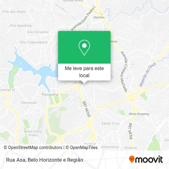 Rua Asa mapa