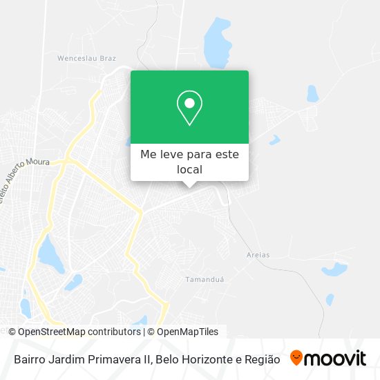 Bairro Jardim Primavera II mapa