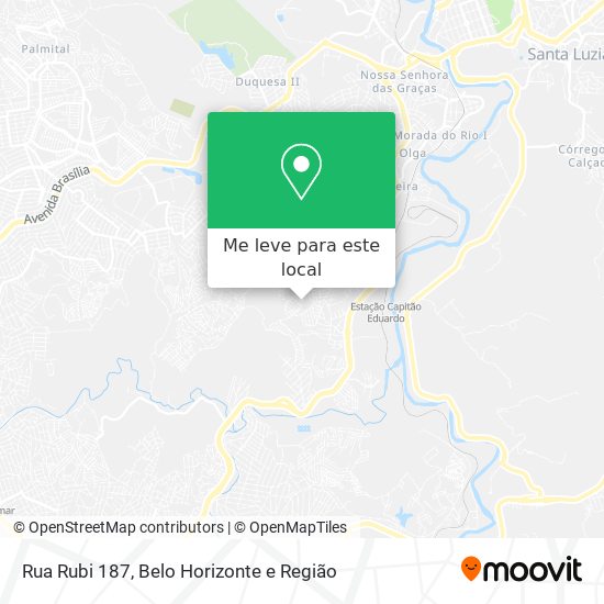 Rua Rubi 187 mapa