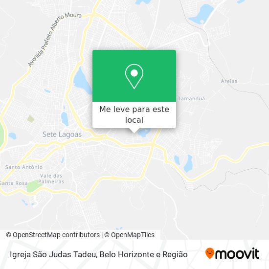 Igreja São Judas Tadeu mapa