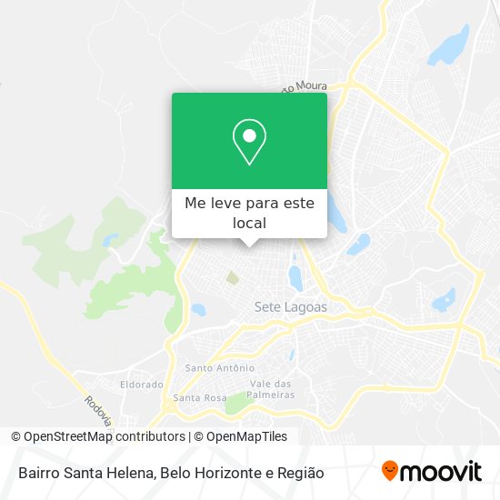 Bairro Santa Helena mapa