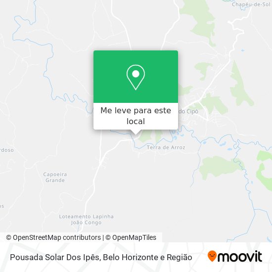 Pousada Solar Dos Ipês mapa
